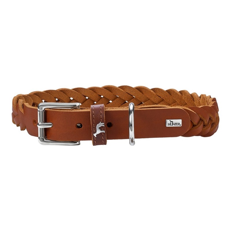 Collier pour Chien Hunter Solid Education Cognac (41-49 cm) - Acheter à 37,28 € seulement chez Collector's Boutique