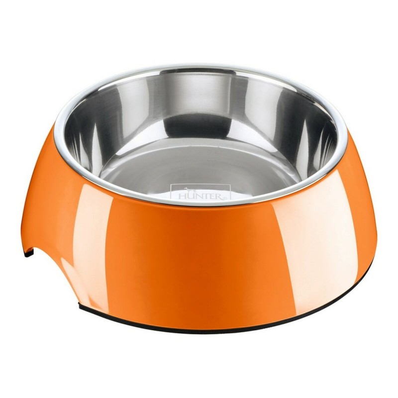 Mangeoire pour chiens Hunter Acier inoxydable Mélamine Orange (18,5 x 18,5 x 9,5 cm) - Acheter à 10,62 € seulement chez Collecto