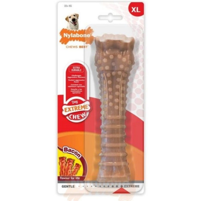 Jouet pour chien Nylabone Dura Chew Bacon Taille XL Nylon - Acheter à 14,24 € seulement chez Collector's Boutique