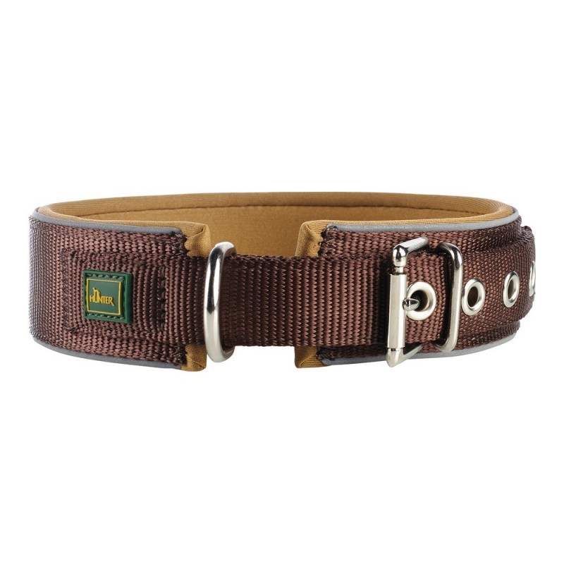 Collier pour Chien Hunter Neoprene Reflect Marron (49-56 cm) - Acheter à 20,33 € seulement chez Collector's Boutique