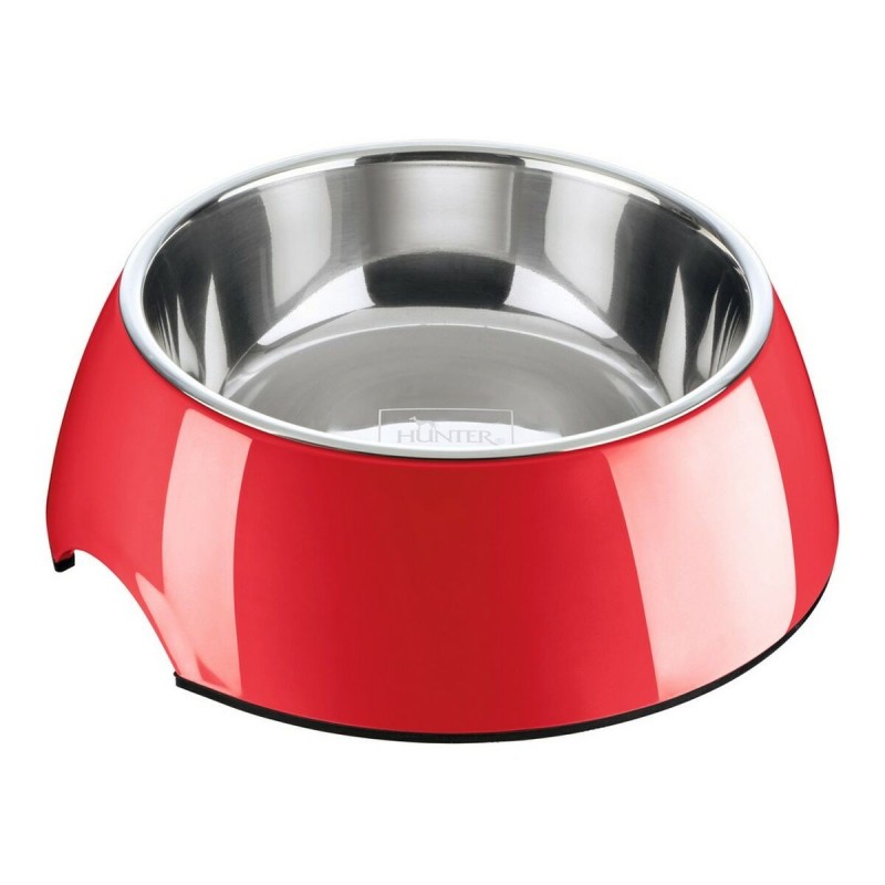 Mangeoire pour chiens Hunter Acier inoxydable Mélamine Rouge (14,5 x 14,5 x 7 cm) - Acheter à 12,60 € seulement chez Collector's