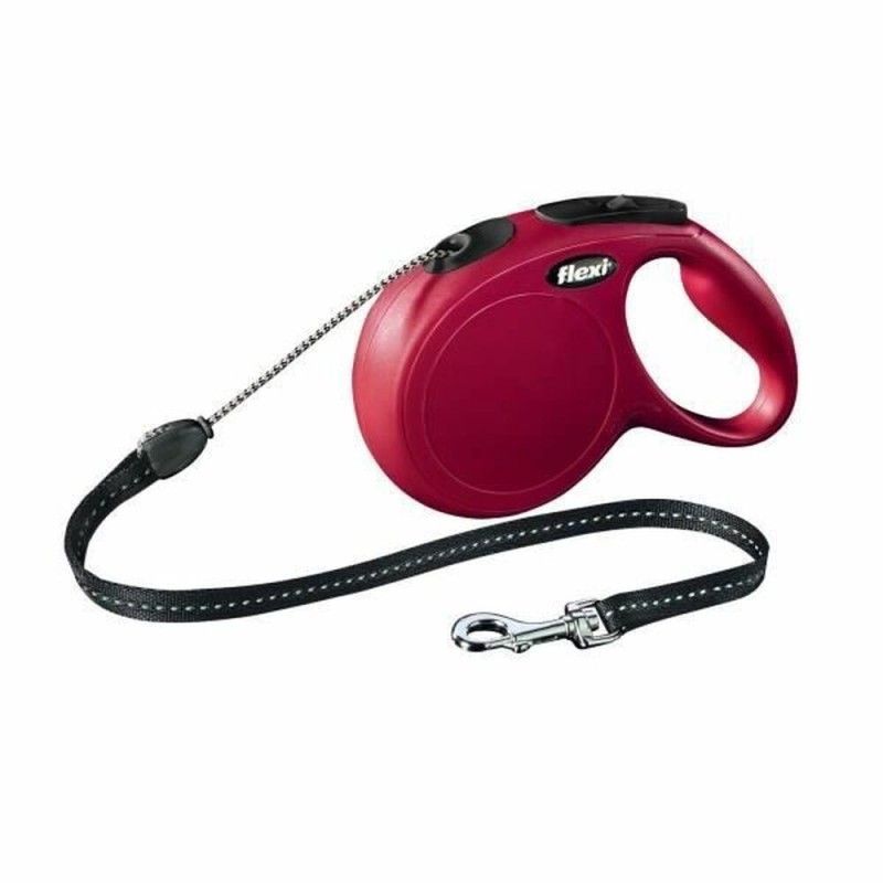 Laisse pour Chien Flexi New Classic 8 m Rouge Taille M - Acheter à 15,40 € seulement chez Collector's Boutique