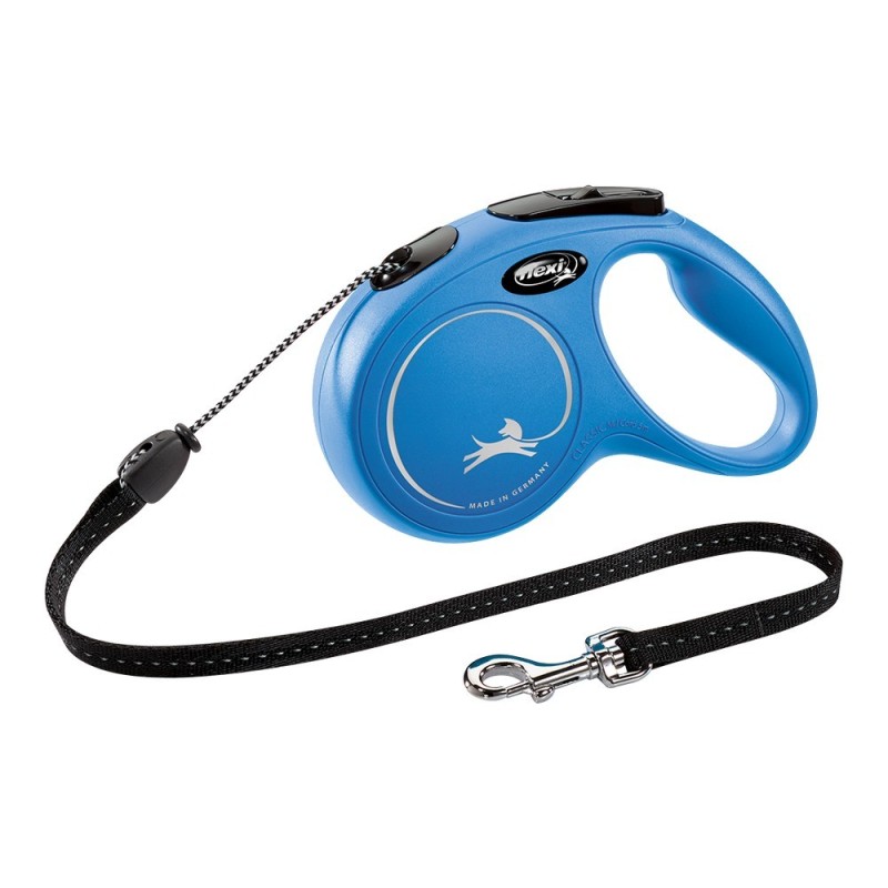 Laisse pour Chien Flexi NEW CLASSIC 8 m Bleu Taille S - Acheter à 18,12 € seulement chez Collector's Boutique