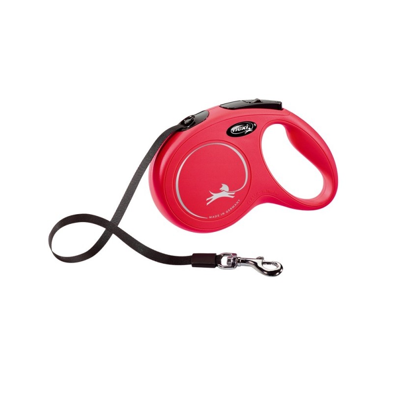 Laisse pour Chien Flexi New Classic Rouge Taille L (5m) - Acheter à 18,72 € seulement chez Collector's Boutique