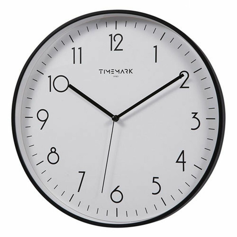 Horloge Murale Timemark Noir (30 x 30 cm) - Acheter à 11,94 € seulement chez Collector's Boutique