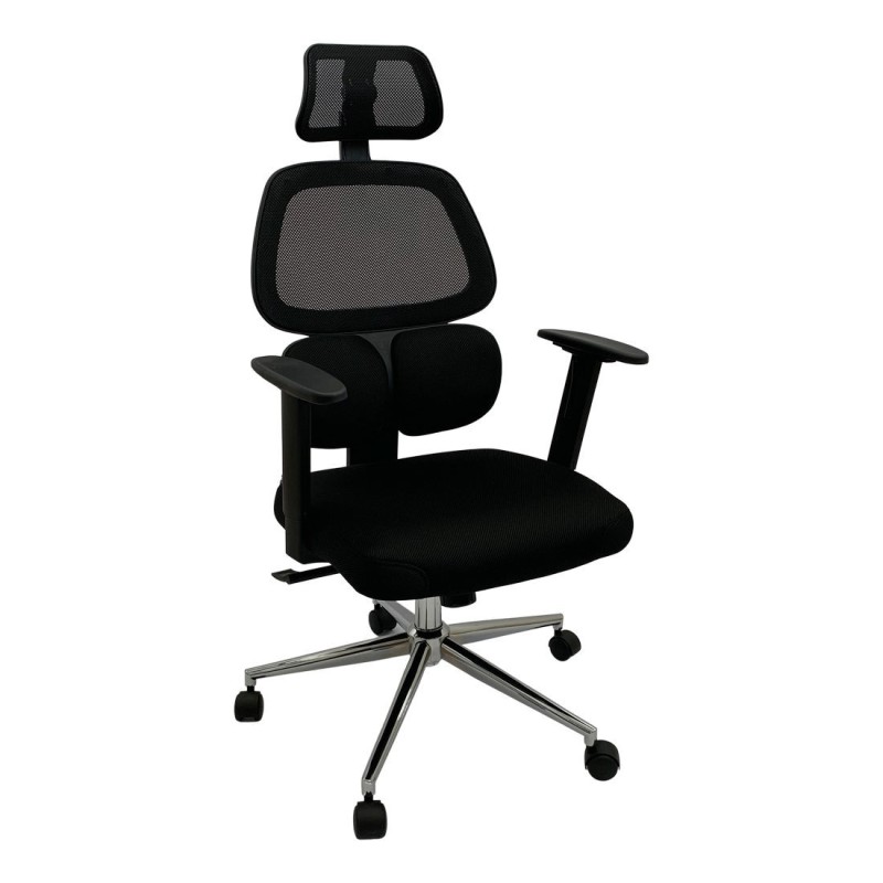 Chaise de Bureau avec Appui-tête Astan Hogar Noir - Acheter à 157,68 € seulement chez Collector's Boutique