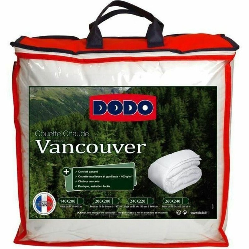 Remplissage de couette DODO Vancouver Blanc 400 g (220 x 240 cm) - Acheter à 56,08 € seulement chez Collector's Boutique