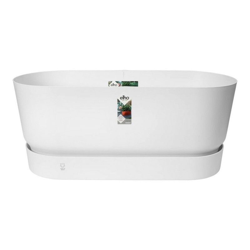 Pot Elho Terrase 80 Wheels 35 x 78 x 34 cm Blanc - Acheter à 74,36 € seulement chez Collector's Boutique