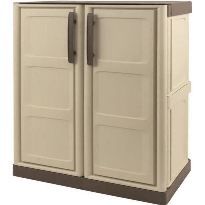 Armoire TOOD Gris Beige Résine (70 x 39 x 85,5 cm) - Acheter à 79,57 € seulement chez Collector's Boutique