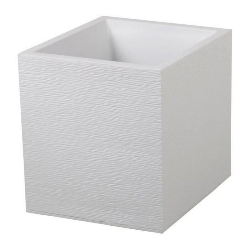 Pot EDA Graphit Plastique Blanc Carré (39 x 39 x 43 cm) - Acheter à 57,11 € seulement chez Collector's Boutique