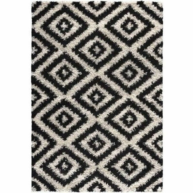 Tapis Nazar Blanc polypropylène Noir (150 x 220 cm) - Acheter à 62,32 € seulement chez Collector's Boutique