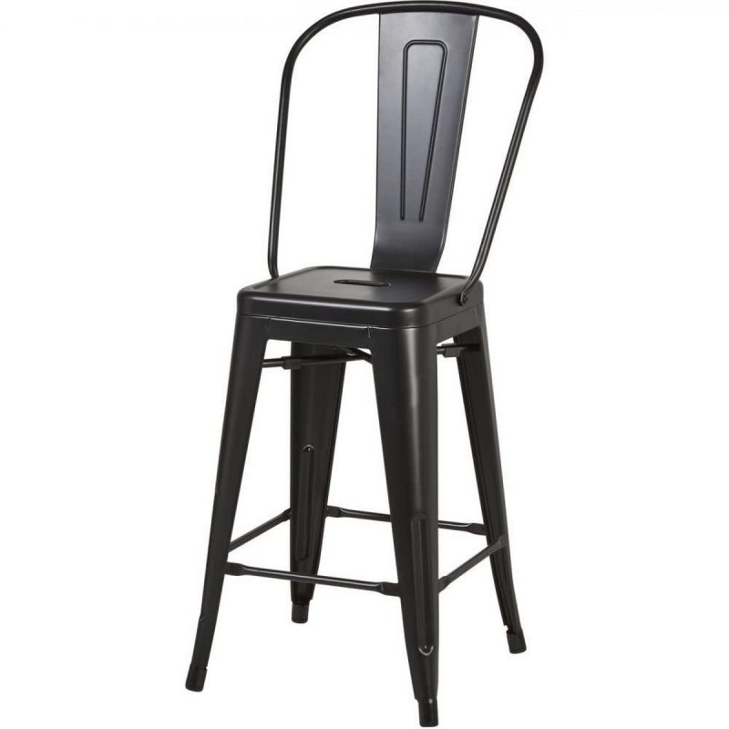 Tabouret Mecano Noir (30,5 x 30,5 x 61 cm) (4 Unités) - Acheter à 211,38 € seulement chez Collector's Boutique