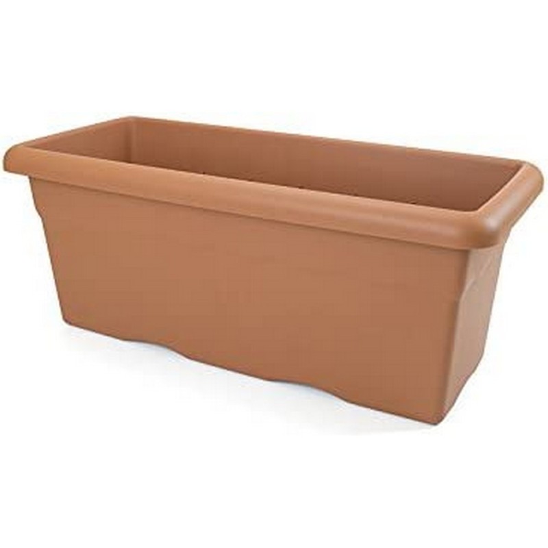 Pot Plastiken Rectangulaire Terre cuite Plastique (100 x 44 x 40 cm) - Acheter à 54,86 € seulement chez Collector's Boutique