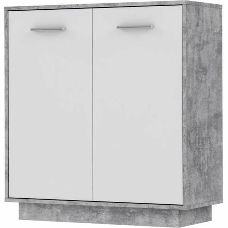 Meubles de rangement Bois Gris clair Blanc (88,9 x 34,2 x 88,1 cm) - Acheter à 91,28 € seulement chez Collector's Boutique