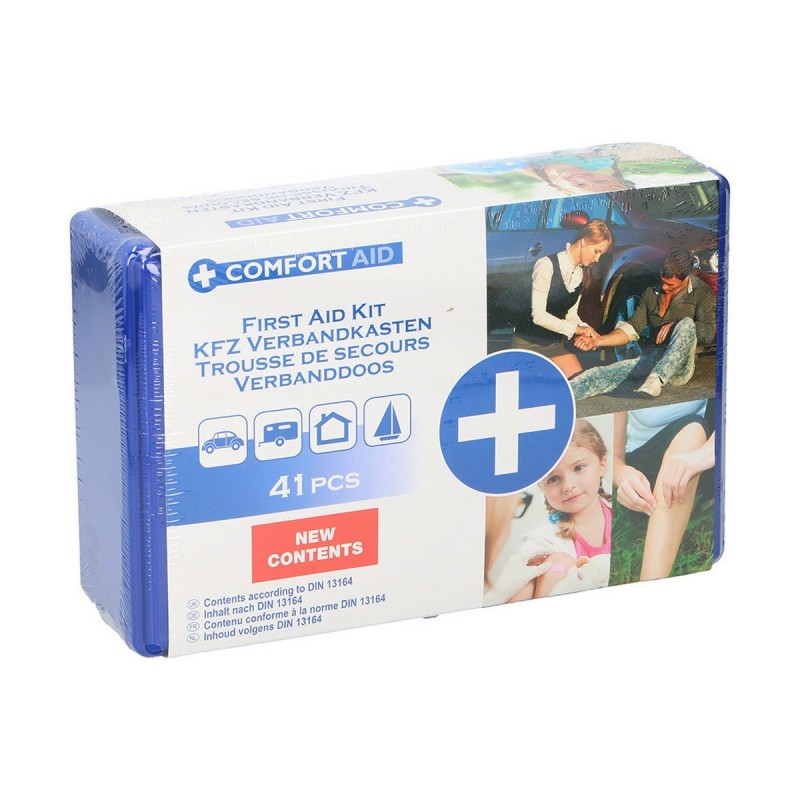 Trousse de premiers secours Comfort Aid 41 Pièces (25 x 17 x 7,5 cm) - Acheter à 22,79 € seulement chez Collector's Boutique