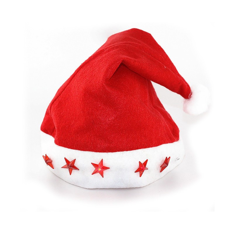 Bonnet de Père Noël Decoris 660157 Rouge (30 x 40 cm) - Acheter à 3,36 € seulement chez Collector's Boutique