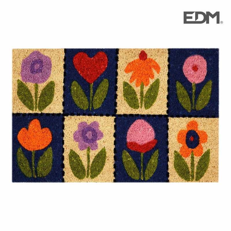 Paillasson EDM Multicouleur Fibre (60 x 40 cm) - Acheter à 11,60 € seulement chez Collector's Boutique