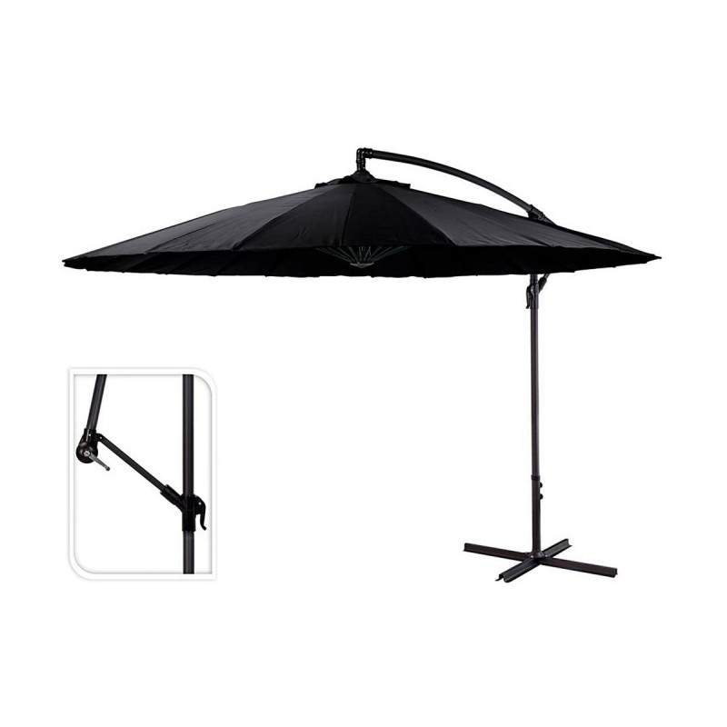 Parasol Ambiance Noir Aluminium - Acheter à 192,70 € seulement chez Collector's Boutique