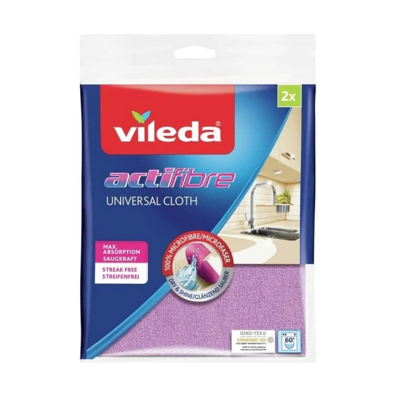 Chiffons Vileda Actifibre Multicouleur (2,72 x 2 x 56 x 2 cm) - Acheter à 5,17 € seulement chez Collector's Boutique