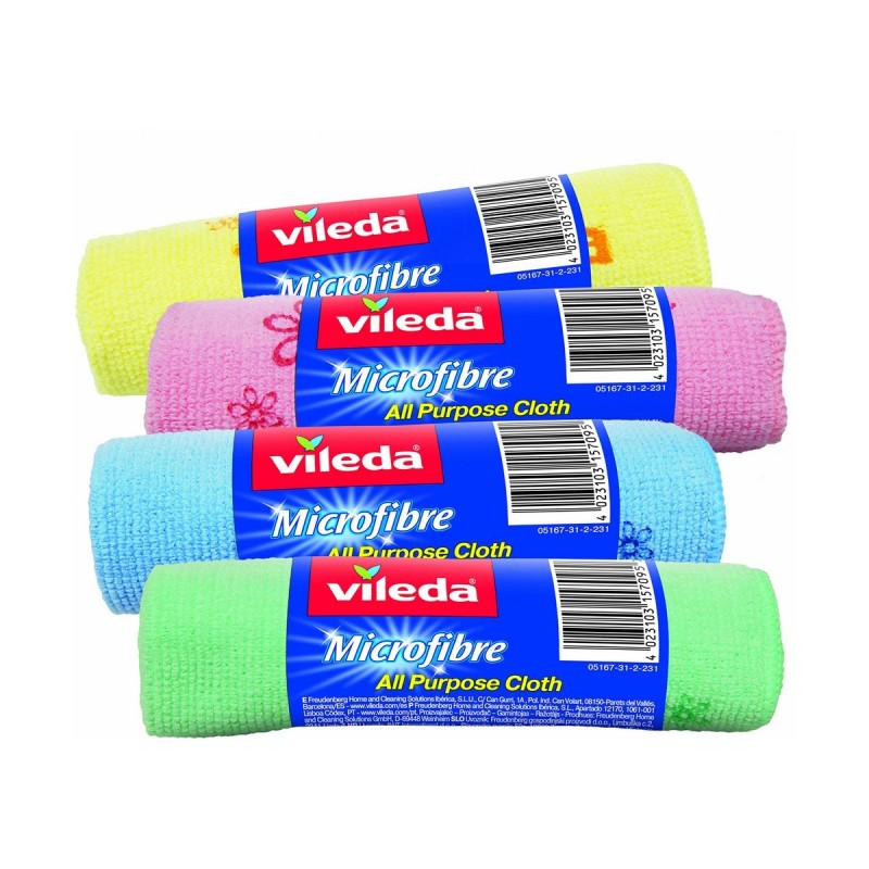 Chiffon en microfibres Vileda Bleu Microfibres - Acheter à 2,93 € seulement chez Collector's Boutique