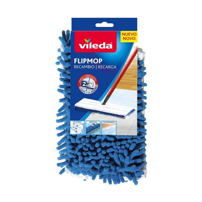 Rechange Pour Serpillière de Nettoyage Vileda Microfibres (45 x 12 cm) - Acheter à 9,62 € seulement chez Collector's Boutique