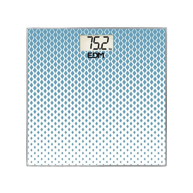 Balance Numérique de Salle de Bain EDM Verre Celeste 180 kg (26 x 26 x 2 cm) - Acheter à 9,41 € seulement chez Collector's Bouti