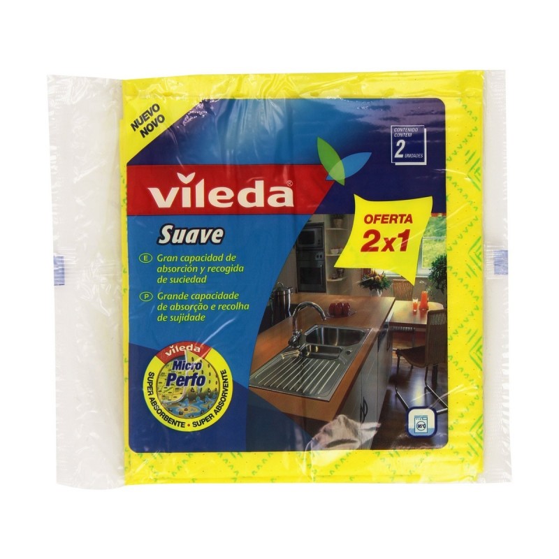 Chiffon Vileda Jaune Microfibres - Acheter à 2,30 € seulement chez Collector's Boutique