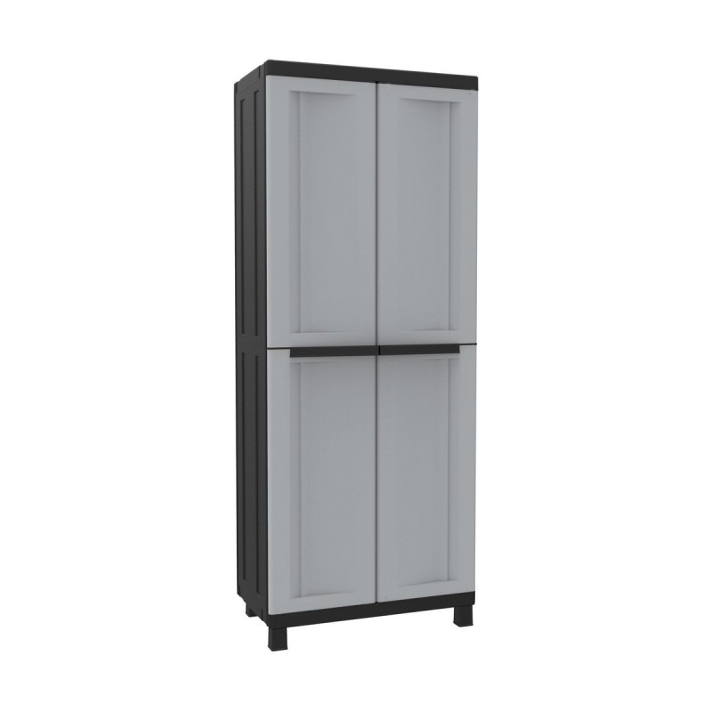 Armoire Terry Noir/Gris Résine (68 X 39 X 170 CM) - Acheter à 122,30 € seulement chez Collector's Boutique