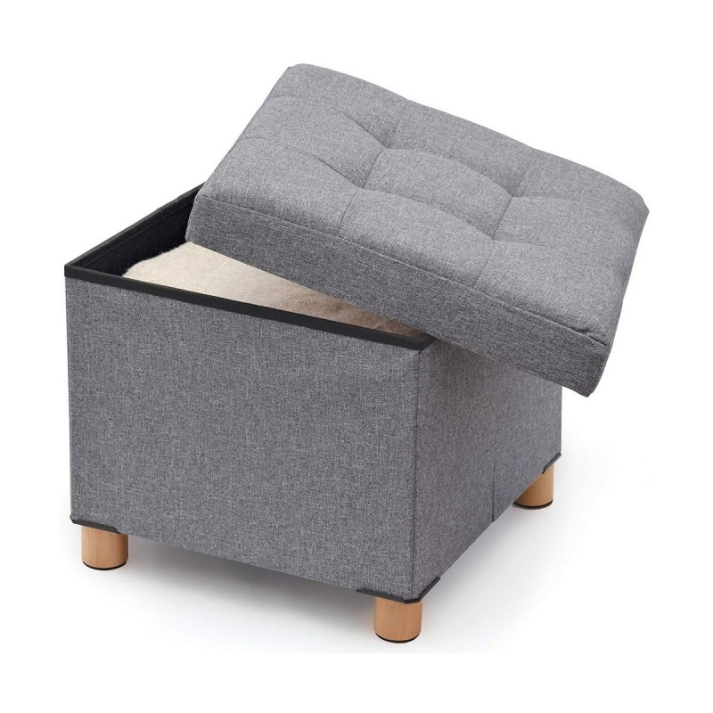 Pouf Domopak Living Tissu (38 x 38 x 34 cm) - Acheter à 37,07 € seulement chez Collector's Boutique