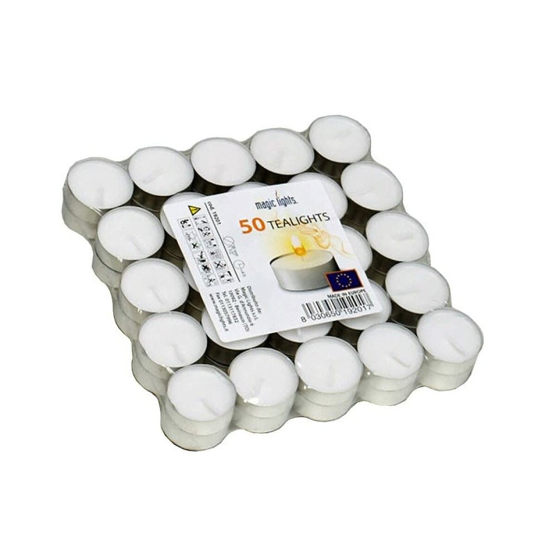 Ensemble de Bougies Magic Lights 50 Pièces Blanc - Acheter à 5,95 € seulement chez Collector's Boutique