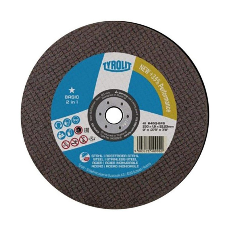 Disque de coupe Tyrolit 230 x 2 x 22,23 mm - Acheter à 3,54 € seulement chez Collector's Boutique