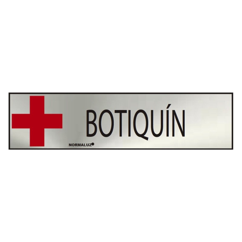 Panneau Normaluz Botiquín Acier inoxydable (5 x 20 cm) - Acheter à 3,68 € seulement chez Collector's Boutique