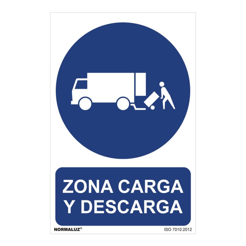 Panneau Normaluz Zona carga y descarga PVC (30 x 40 cm) - Acheter à 3,90 € seulement chez Collector's Boutique