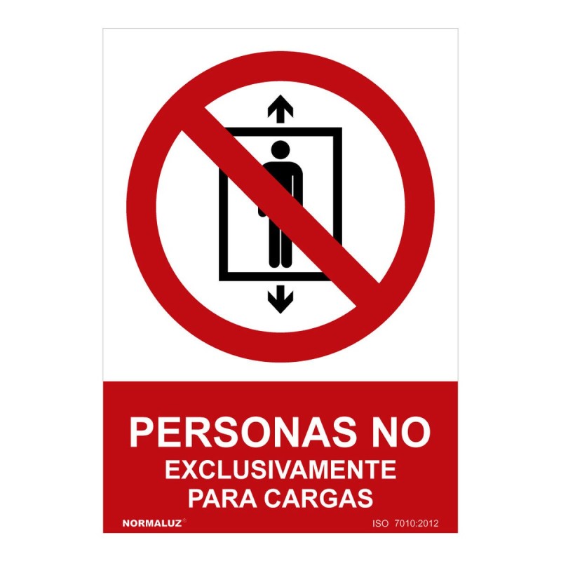 Panneau Normaluz Personas no, exclusivamente para cargas PVC (30 x 40 cm) - Acheter à 4,42 € seulement chez Collector's Boutique