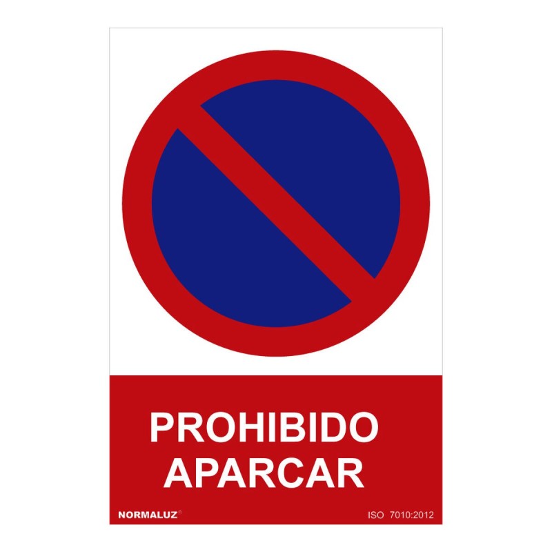 Panneau Normaluz Prohibido aparcar PVC (30 x 40 cm) - Acheter à 4,42 € seulement chez Collector's Boutique