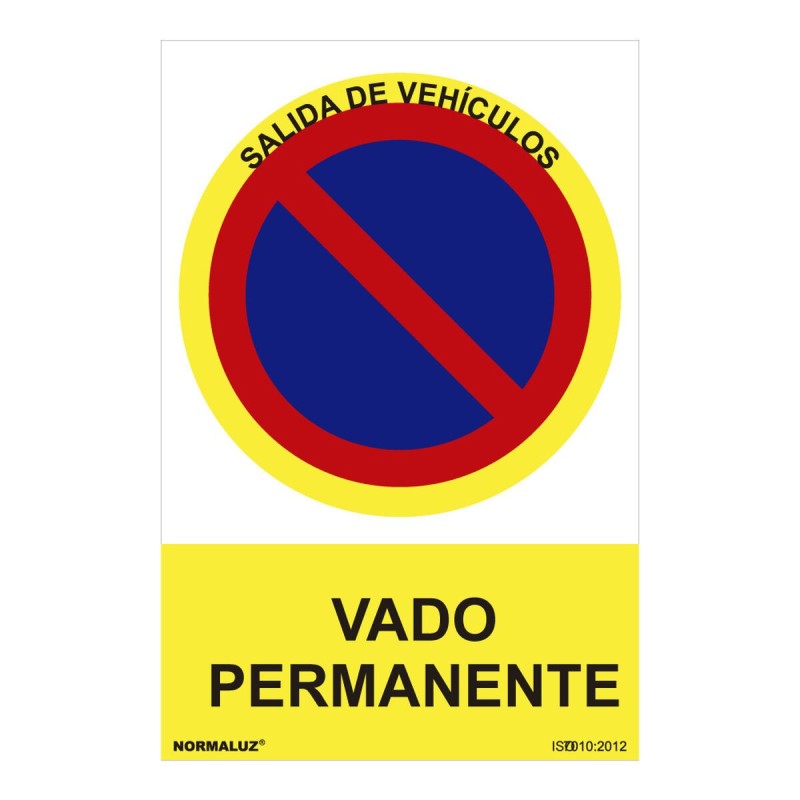 Panneau Normaluz Vado Permanente PVC (30 x 40 cm) - Acheter à 4,42 € seulement chez Collector's Boutique