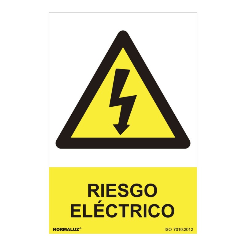 Panneau Normaluz Riesgo eléctrico PVC (30 x 40 cm) - Acheter à 4,42 € seulement chez Collector's Boutique