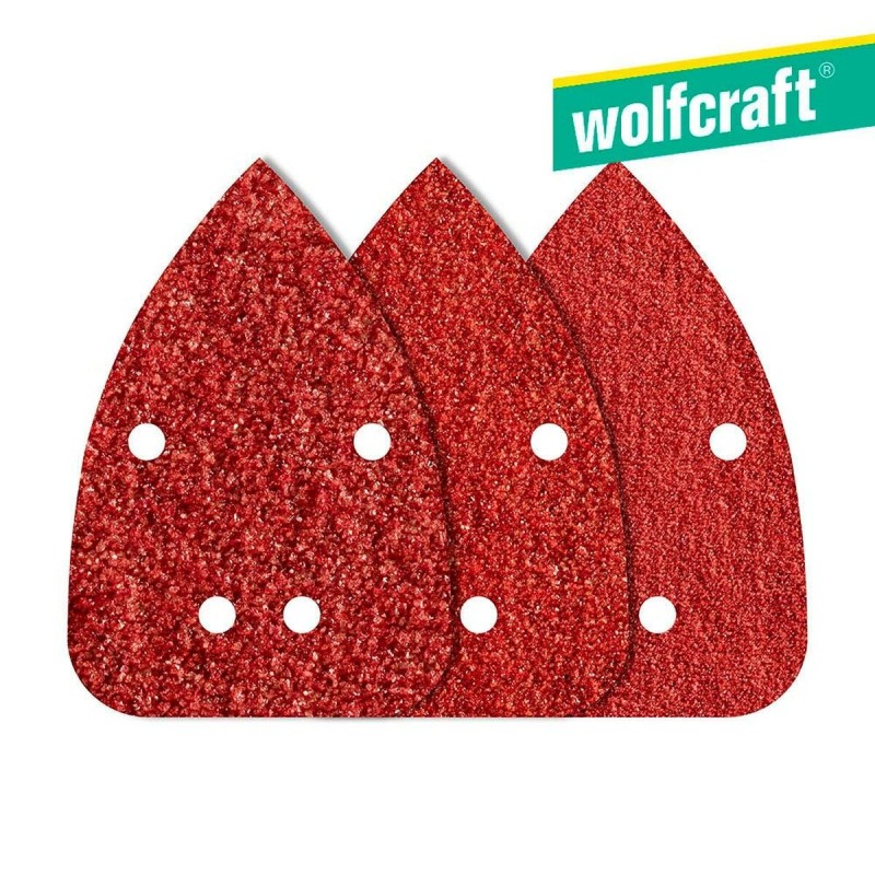 Papier abrasif Wolfcraft 1756000 80/120/240 g (9,6 x 13,6 cm) - Acheter à 7,31 € seulement chez Collector's Boutique