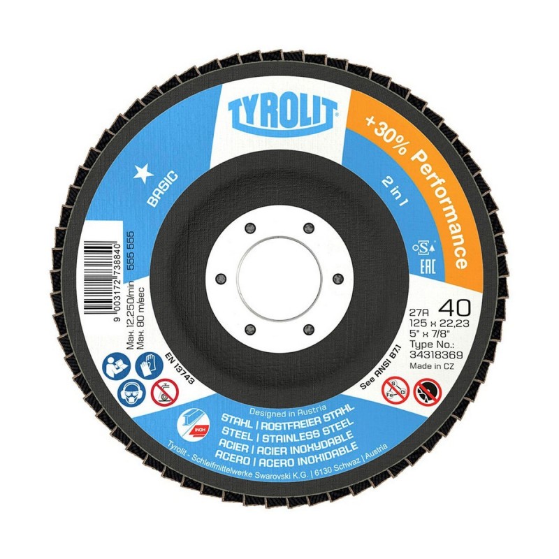 Disque de coupe Tyrolit Ø125 x 22,23 mm - Acheter à 3,36 € seulement chez Collector's Boutique