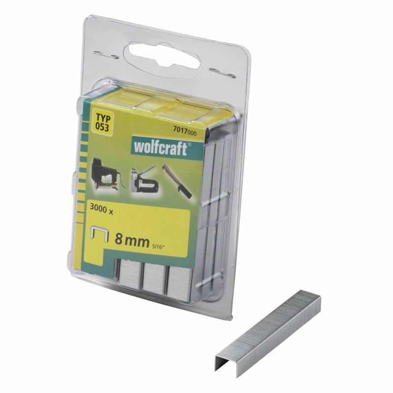 Agrafes Wolfcraft 7017000 Nº 053 3000 Unités - Acheter à 7,78 € seulement chez Collector's Boutique