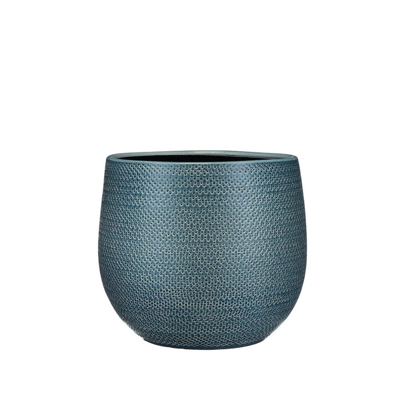 Cache-pot Mica Decorations Gabriel Rond Céramique Bleu (Ø 29 x 25 cm) - Acheter à 41,64 € seulement chez Collector's Boutique