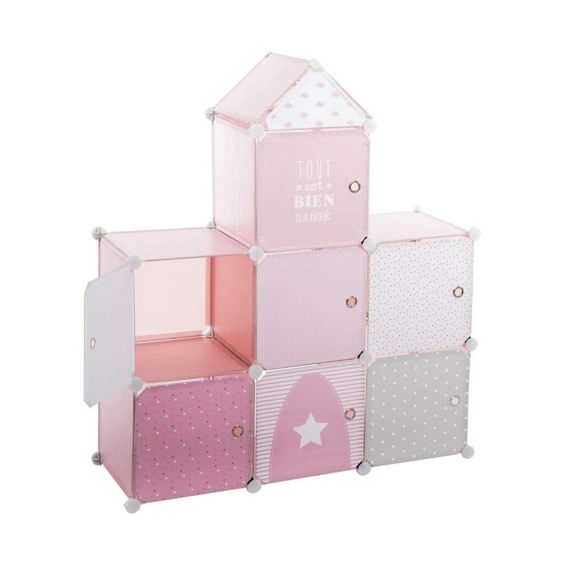 Étagère Atmosphera Pink Castle Enfant Modulaire polypropylène (95,5 x 32 x 109 cm) - Acheter à 54,62 € seulement chez Collector'