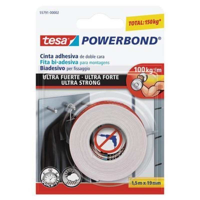 Ruban adhésif TESA Powerbond Ultra Strong (19 mm x 1,5 m) - Acheter à 12,80 € seulement chez Collector's Boutique