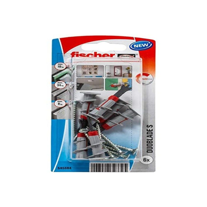 Crampons Fischer Duoblade Nylon 6 Unités Plâtre - Acheter à 7,60 € seulement chez Collector's Boutique