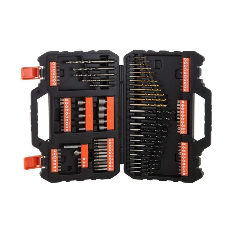 Ensemble de forets Black & Decker  a7200-x Porte documents 109 Pièces - Acheter à 34,80 € seulement chez Collector's Boutique