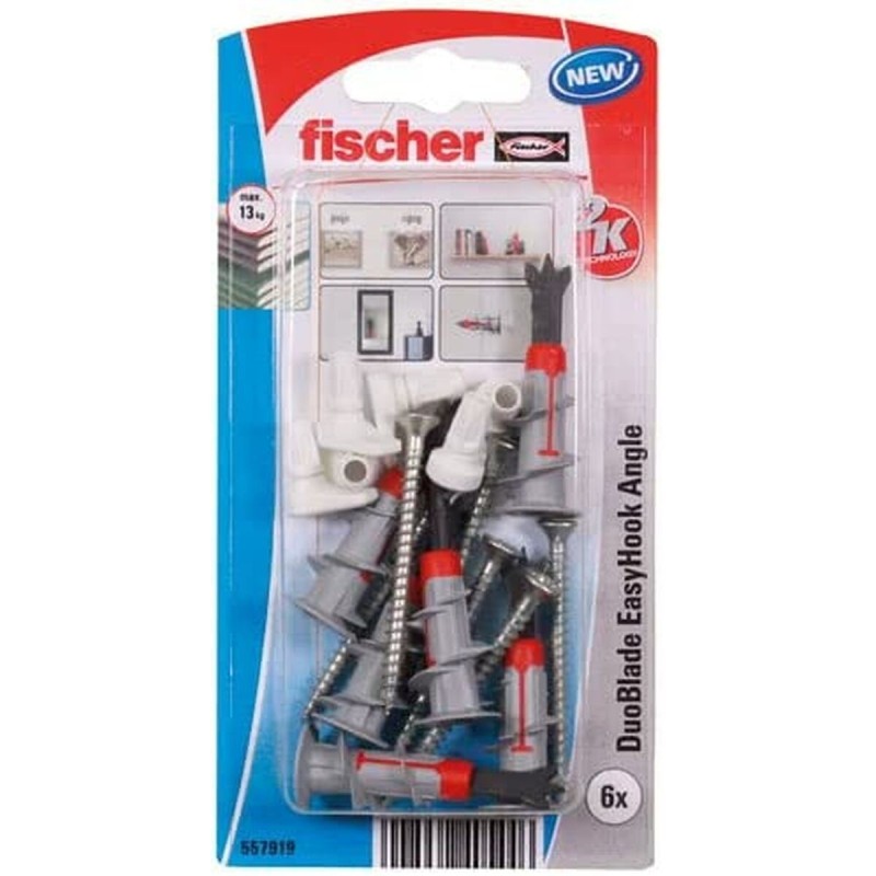 Pitons Fischer duoblade easyhook 6 Unités - Acheter à 8,10 € seulement chez Collector's Boutique