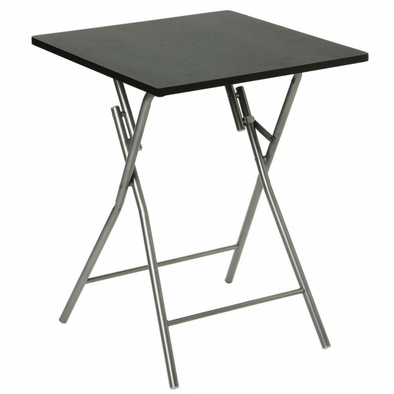 Table Piable Hespéride Acier Noir/Gris (60 x 60 x 75 cm) - Acheter à 53,60 € seulement chez Collector's Boutique