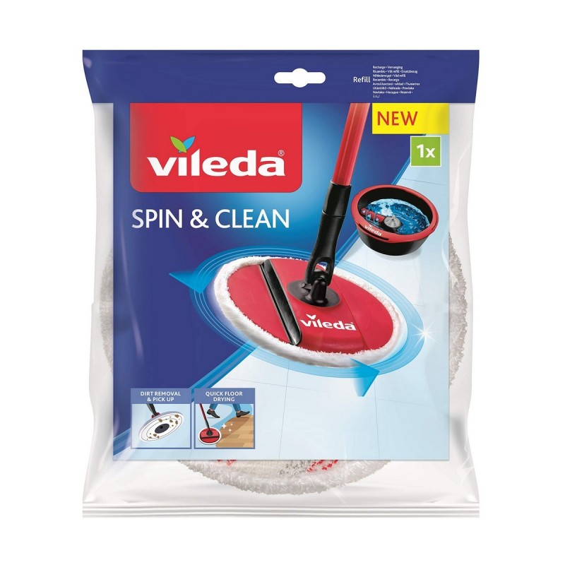 Rechange Pour Serpillière de Nettoyage Vileda Spin & Clean De Sol - Acheter à 10,14 € seulement chez Collector's Boutique