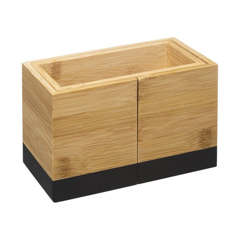 Organisateur polyvalent 5five Noir Kitchen Noir (18 x 12 x 10 cm) - Acheter à 17,78 € seulement chez Collector's Boutique