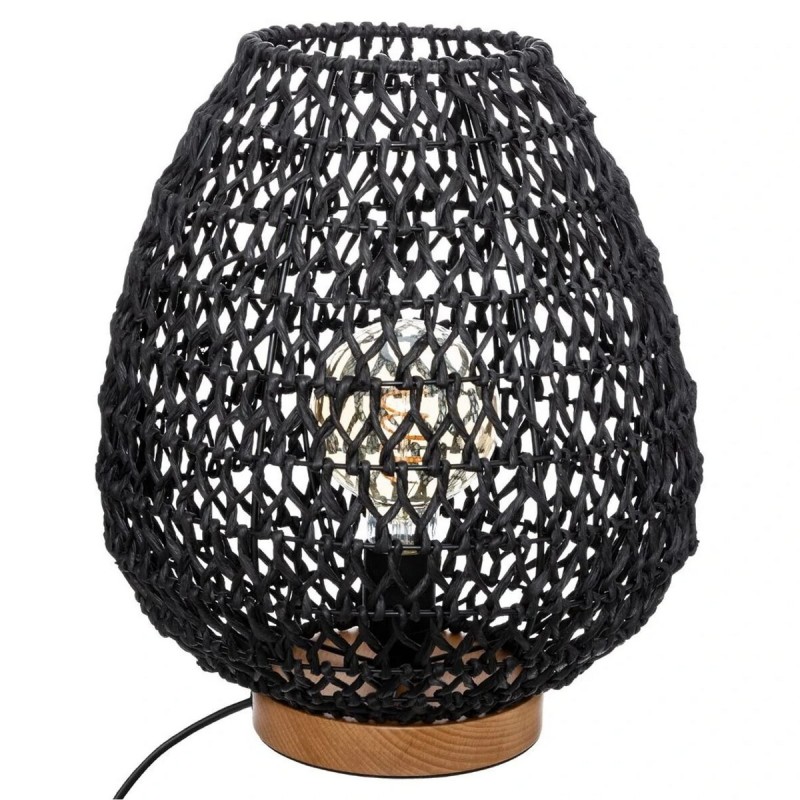 Lampe de bureau Atmosphera Tressé Noir 40 W (Ø 35,5 x 30 cm) - Acheter à 55,39 € seulement chez Collector's Boutique